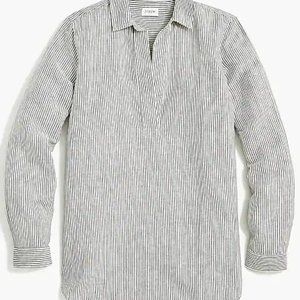 J. Crew Long Sleeve Stripped Tunic Shirt